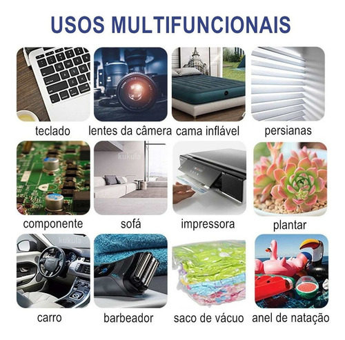 Limpador De Pó Elétrico Sem Fio 50000rpm Espanador De Ar
