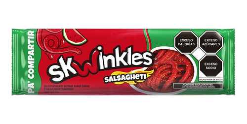 Lucas Salsagheti Skwinkles Sabores Dulce Mexicano 70g