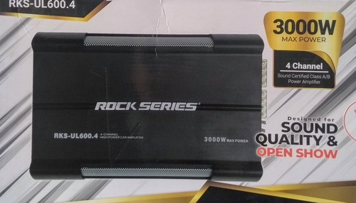 Imagen 1 de 9 de Amplificadores Rock Series.Mod: Rks-ul600.4