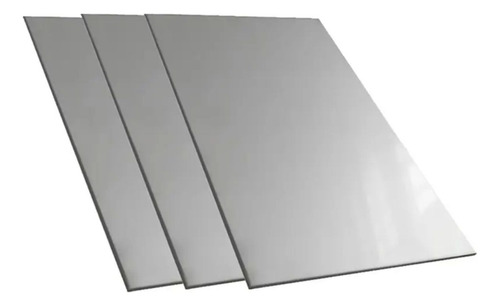 Chapa Inox 304 140mm X 400mm X 3mm Inox