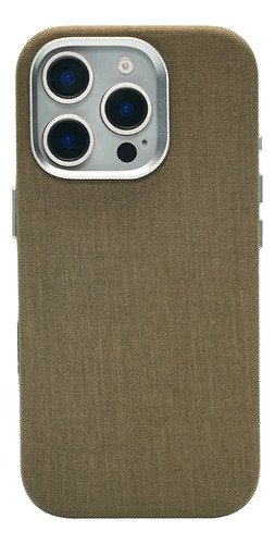 Capa De Celular Em Tecido De Linho E Nylon Para iPhone Magsa
