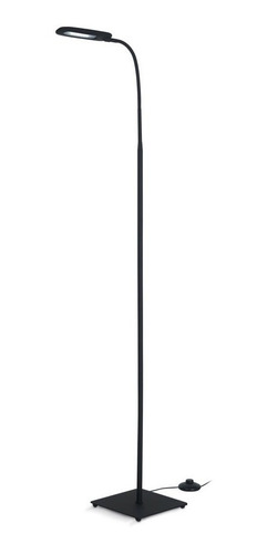 Imagen 1 de 4 de Lampara De Pie Neron Flexible De Led 4w Gris Regulable/ Nexo