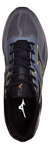 Tênis De Corrida Masculino Wave Way 5 Em Tecido Knit Mizuno