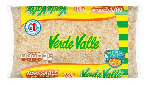 Verde Valle · Arroz Impegable Precocido 750g