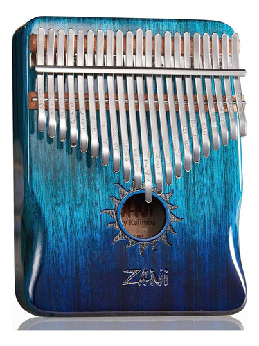 Kalimba De 21 Teclas, Piano De Pulgar De Patrón De Hel...