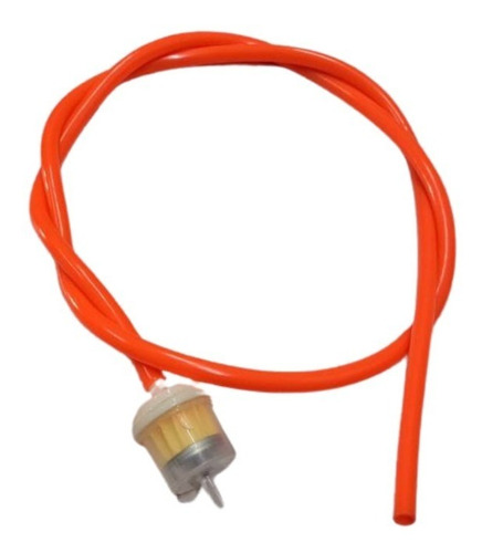 Imagen 1 de 8 de Filtro De Bencina Universal Moto + Manguera De Bencina 1m