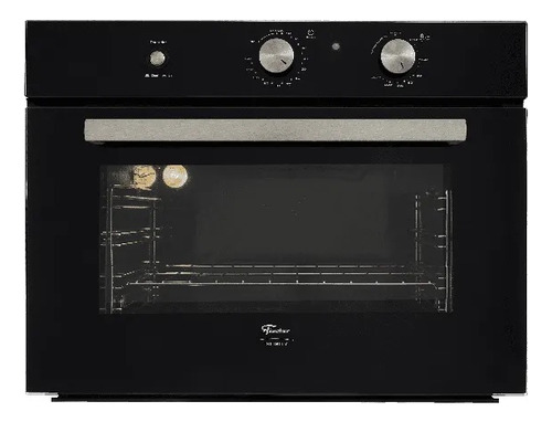 Forno Elétrico Fischer Infinity Embutir 50l Com Grill 220v Cor Preto