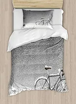 Comprar Anbesonne Invierno Duvet Cover Sets, Bicicleta X9b9a