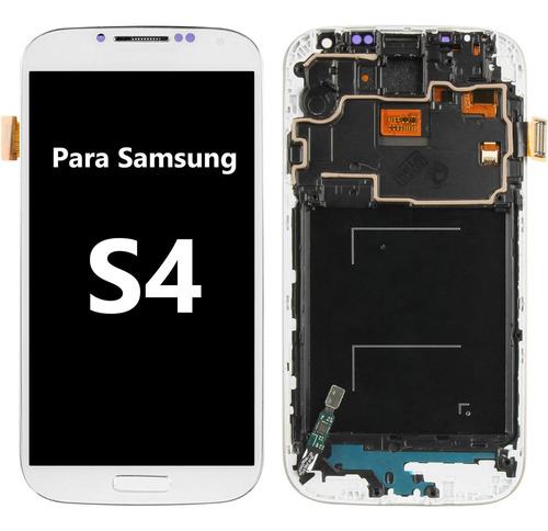 Para Samsung S4 Sgh-i337 Pantalla Táctil Lcd Con Marco Tft