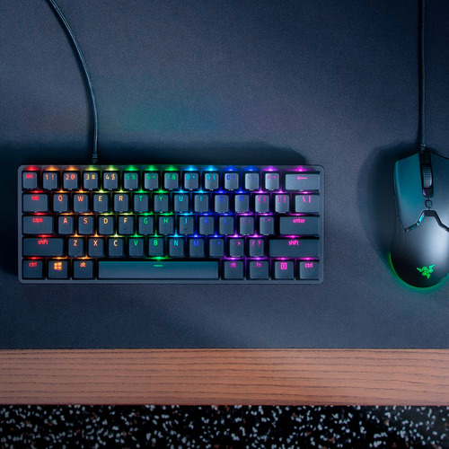 Razer Huntsman Mini Teclado Gaming 60% Reacondicionado Negro Inglés (Reacondicionado)