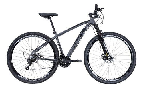 Mountain bike Rino Atacama Everest aro 29 19" 24v freios de disco mecânico câmbios Shimano TZ 510 y Shimano TZ 31 cor grafite