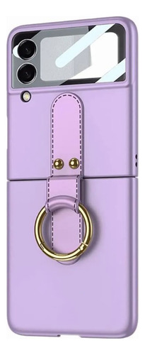 Funda De Teléfono Para Galaxy Z Flip 3 Con Soporte Para Anil