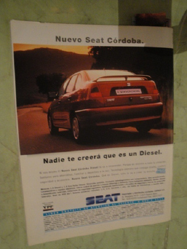 Publicidad Seat Cordoba Año 1996