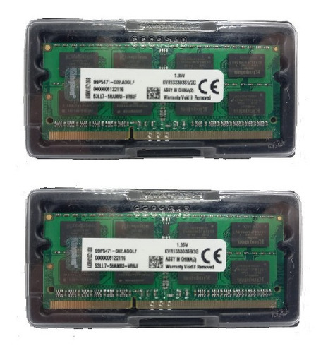 Imagen 1 de 2 de 4gb 2x2 Memoria Ddr3 Para Pc 2gb 1333 Mhz Para Laptop