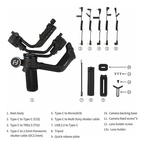 Feiyutech Scorp C F2c Stabilizer