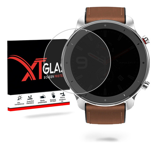 Película Para Amazfit Gtr 47mm Vidro Temperado - 3 Unds