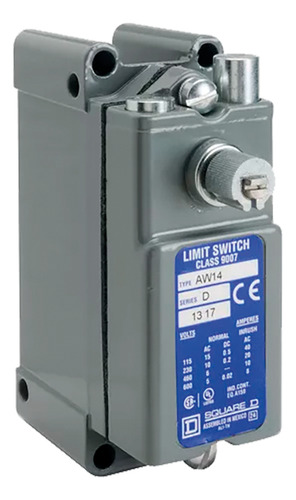 Limit Switch, 9007, 600 Vac 10amp Aw +options