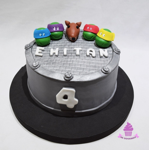 Torta Tortugas Ninja Maestro Splinter Tematica Tmnt