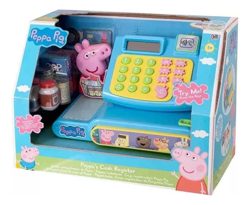 Peppa Pig Caja Registradora Con Sonido  Y Accesorios Origina