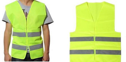 Imagen 3 de 3 de 2 Chalecos Reflectivo De Seguridad Para Auto Ciclismo Correr