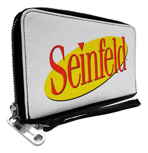Cartera Rectangular Con Cierre De Cremallera Para Mujer Con