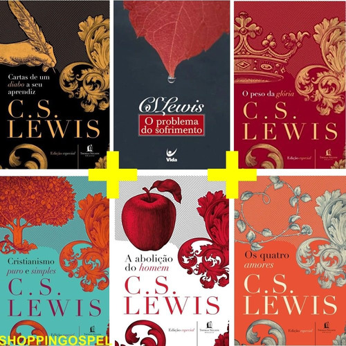 Kit 6 Livros C. S. Lewis Cartas De Um Diabo A Seu Aprendiz E