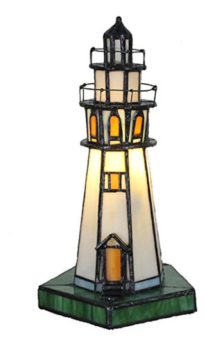 Bieye L10221 Lighthouse Lámpara De Mesa Decorativa Con Vitra