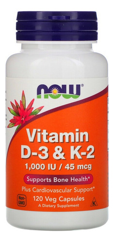 Vitamina D3 + K2 Capsulas - Uni - Unidad a $667