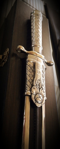 Cuchillo Facon Picaso Arbolito De Plata - Acero Aleman