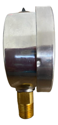 Manômetro 100mm Glicerina Caixa Inox 0-16 Kg: 230 Psi R.1/2