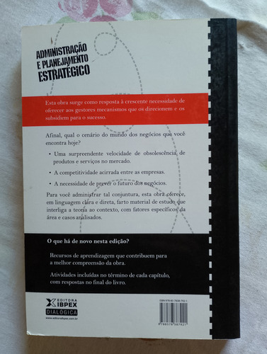 Administração E Planejamento Estratégico, De Sertek, Paulo. (Usado)