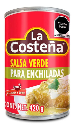 Salsa La Costeña Para Enchiladas Verdes 420g