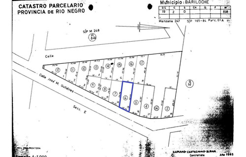 Venta Terreno/lote 547m2 Céntrico, Bariloche