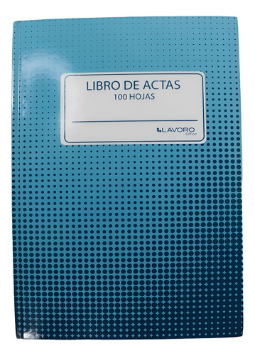 Libro De Actas Líneas 100 Hojas Foliado. Lavoro