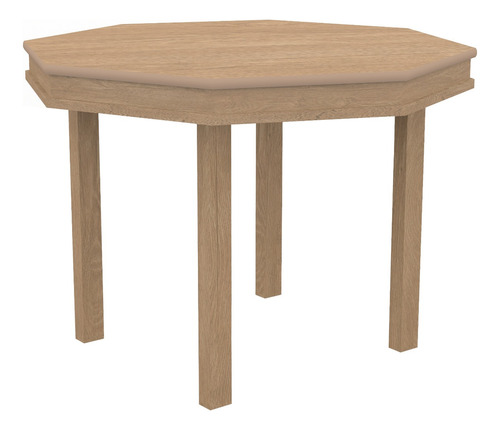 Mesa Para Comedor Octogonal 104 X 104 X 078 Alto - Romana