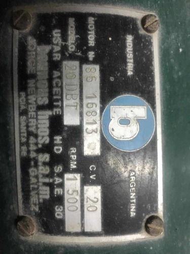Imagen 5 de 8 de Grupo Electrogeno Trifasico Diesel Bounus 15k.v.a. - 20 Cv