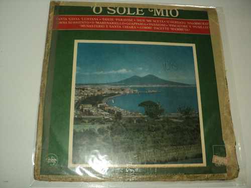 Disco De Vinil - Bruno Venturini- O Sole Mio