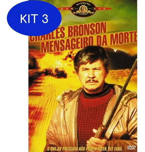 Kit 3 Dvd Mensageiros Da Morte - Charles Bronson