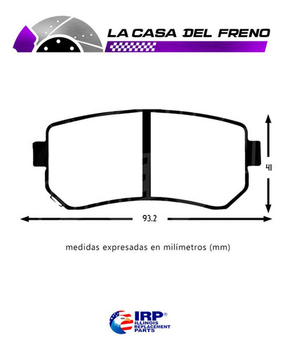 Pastilla De Freno Trasera Para Ix 35 2.0 2013 (d4ha-tm10)