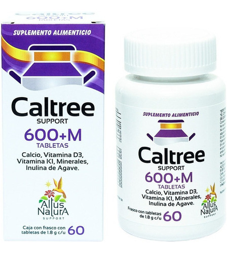 Caltree 600+m 60 Caps Altus Natura Sabor Sin sabor