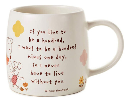 Taza Con Cita De Disney Winnie The Pooh Hallmark Color Multicolor