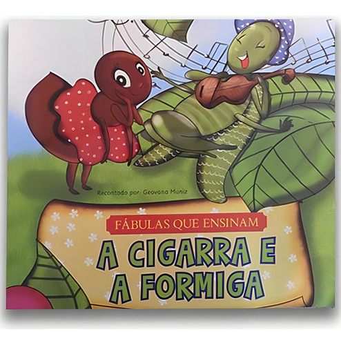 Coleção Fábulas Que Ensinam - A Cigarra E A Formiga, De ., Vol. 1. Editora Pae, Capa Mole Em Português