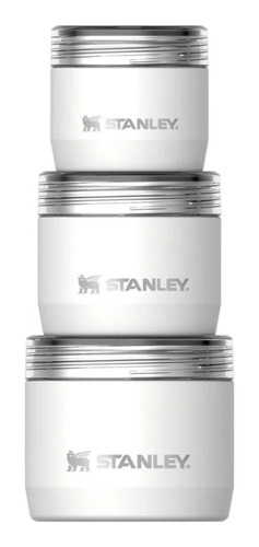 Canister Polar Set De 3 Piezas Stanley Acero Inoxidable