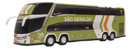 Miniatura Ônibus São Geraldo 2 Andares 30cm - Colecionador