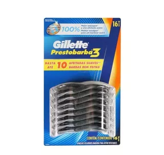 Gillette Prestobarba 3 Rastrillo Comfortgel 3 Hojas 16 Pieza