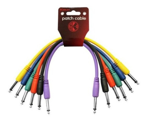 Patch Juego De 6 Cables Colores 0.15m. Plug 