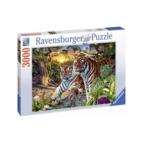 Rompecabezas Ravensburger 3000 Hidden Tiger Lelab 44180