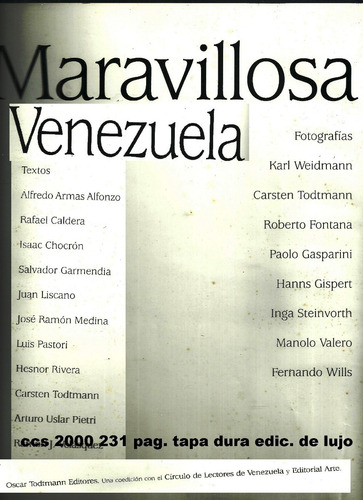 Maravillosa Venezuela Por K Weidmann Alfredo Armas #15