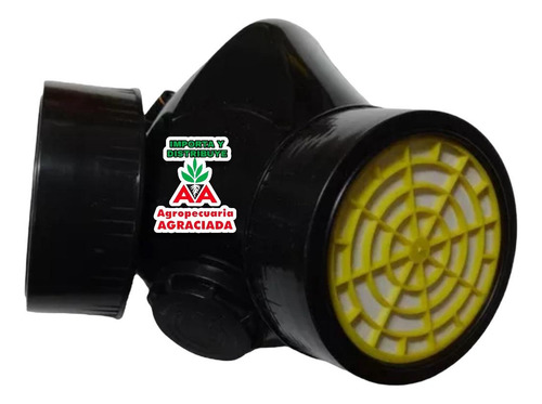 Mascara Respiratoria Dos Flitros Con Valbula Filtro Np-306 Talle M