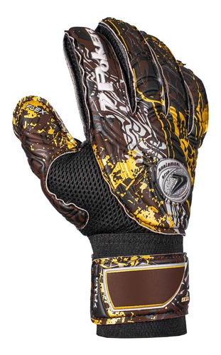 Imagem 2 de 10 de Luva Goleiro Futebol De Campo Semi Prof Multiterreno Skull